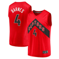 Trusc T.Raptors #4 Scottie Barnes Red Fast Break Replica Jerseys - Icon Edition