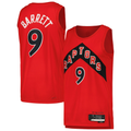 Trusc T.Raptors #9 RJ Barrett Red Swingman Player Jerseys - Icon Edition