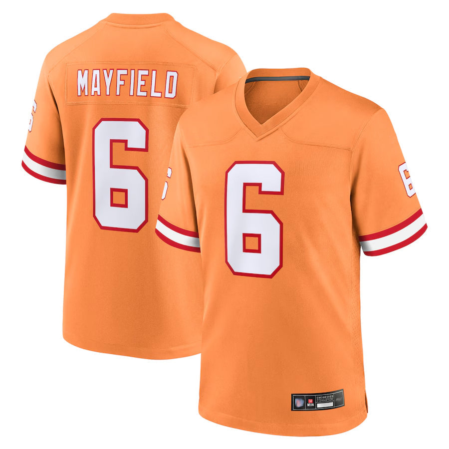Trusc TB.Buccaneers #6 Baker Mayfield Secondary Alternate Game Player Stitched Jerseys