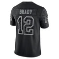 Trusc TB.Buccaneers #12 Tom Brady Player Black RFLCTV Limited Stitched Jerseys