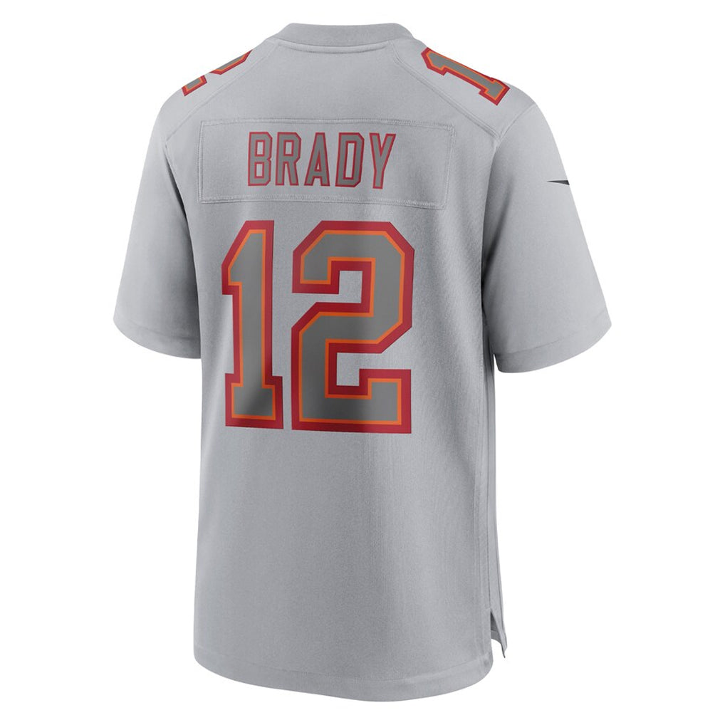 Trusc TB.Buccaneers #12 Tom Brady Player Gray Fashion Game Stitched Jerseys