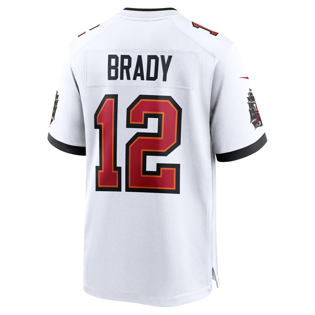 Trusc TB.Buccaneers #12 Tom Brady Player White Home Game Stitched Jerseys