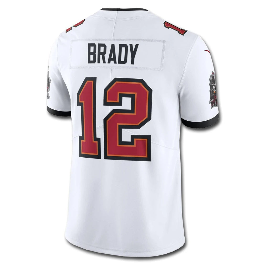 Trusc TB.Buccaneers #12 Tom Brady Player White Vapor F.U.S.E. Limited Stitched Jerseys