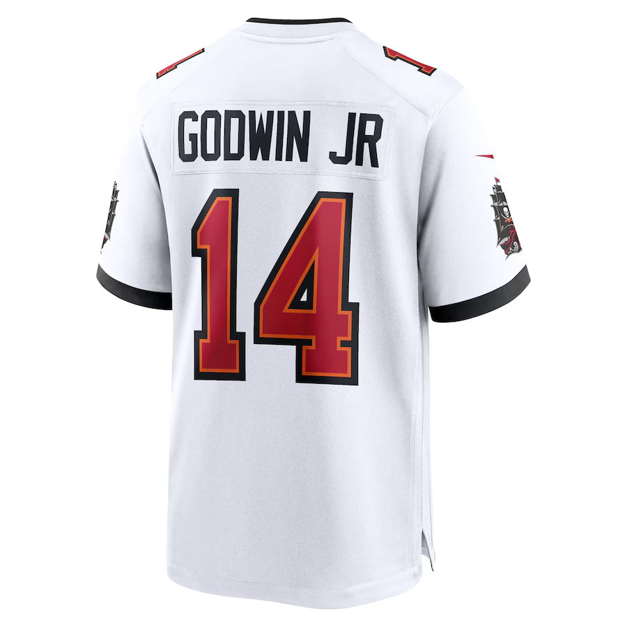 Trusc TB.Buccaneers #14 Chris Godwin Jr. Player White Game Home Stitched Jerseys