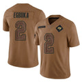 Trusc TB.Buccaneers #2 Emeka Egbuka Player Brown Salute To Service Limited Stitched Jerseys