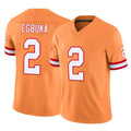 Trusc TB.Buccaneers #2 Emeka Egbuka Player Orange Vapor F.U.S.E. Limited Stitched Jerseys