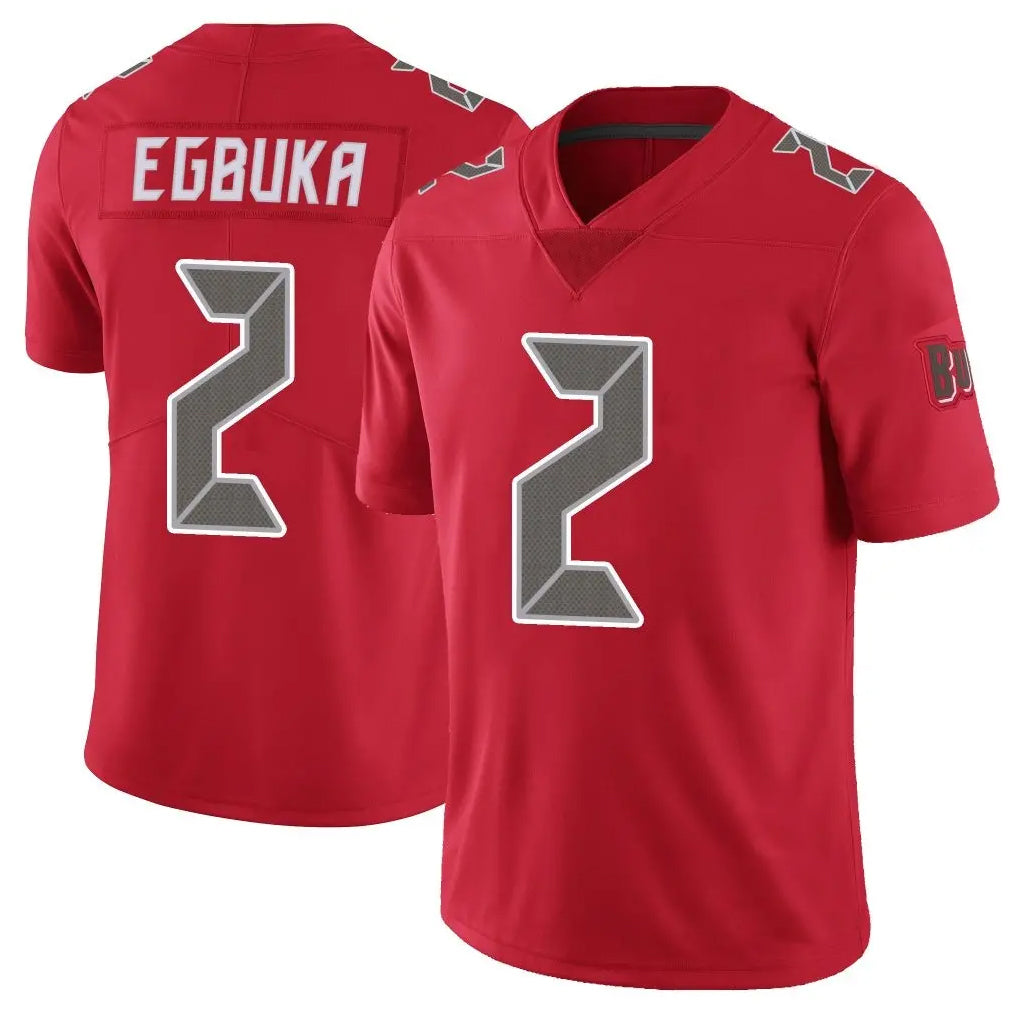 Trusc TB.Buccaneers #2 Emeka Egbuka Player Red Vapor Limited Stitched Jerseys