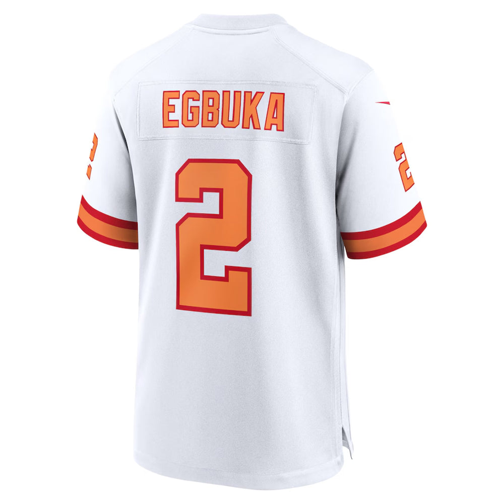 Trusc TB.Buccaneers #2 Emeka Egbuka Player White 50th Season Game Stitched Jerseys