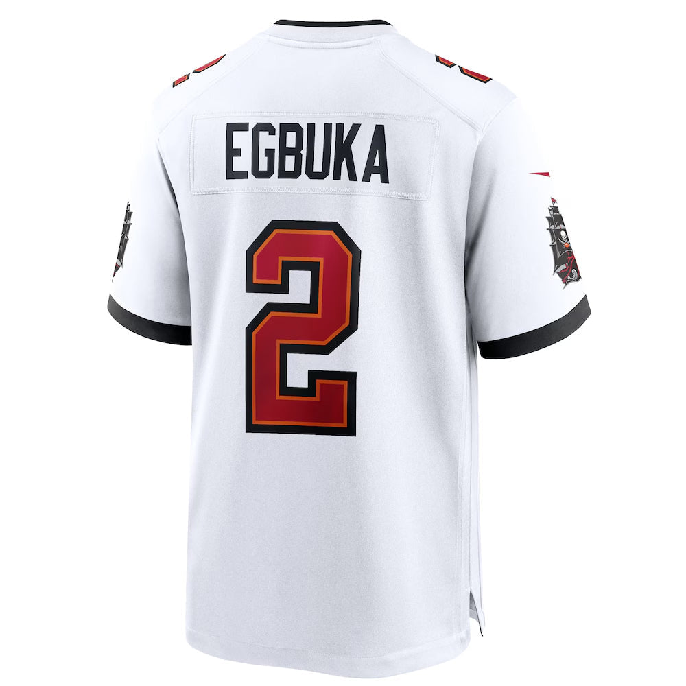 Trusc TB.Buccaneers #2 Emeka Egbuka Player White Home Game Stitched Jerseys