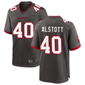 Trusc TB.Buccaneers #40 Mike Alstott Player Pewter Game Stitched Jerseys