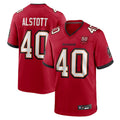 Trusc TB.Buccaneers #40 Mike Alstott Player Red 50th Anniversary GameStitched Jerseys