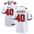 Trusc TB.Buccaneers #40 Mike Alstott Player White Home Game Stitched Jerseys