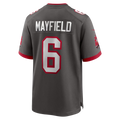 Trusc TB.Buccaneers #6 Baker Mayfield Pewter Alternate Game Player Stitched Jerseys