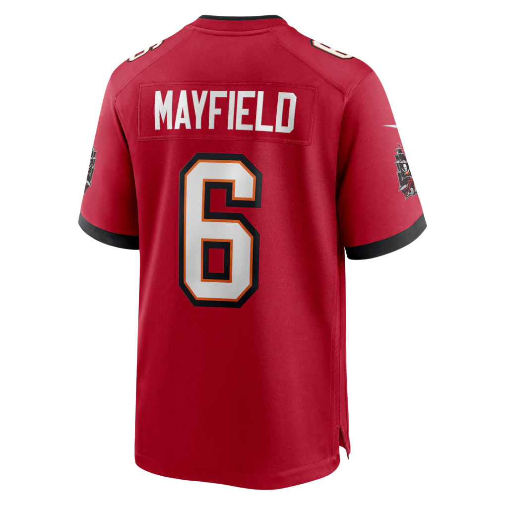 Trusc TB.Buccaneers #6 Baker Mayfield Red Team Game Stitched Jerseys