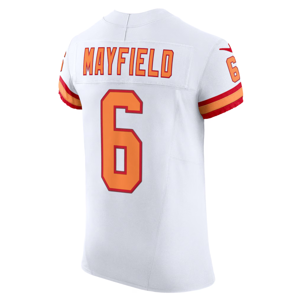 Trusc TB.Buccaneers #6 Baker Mayfield White The '76 Jersey Vapor F.U.S.E. Elite Stitched Jerseys