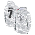 Trusc TB.Buccaneers #7 Bucky Irving Player Arctic Camo Salute to Service Hoodies Stitched Jerseys