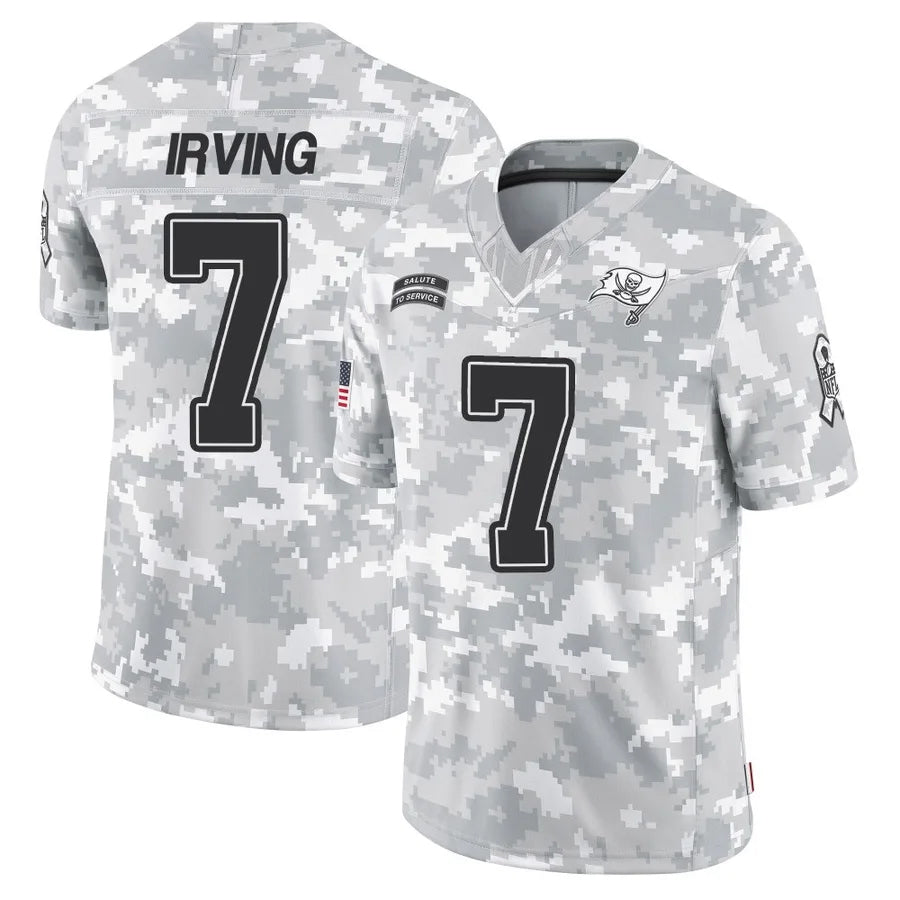 Trusc TB.Buccaneers #7 Bucky Irving Player Limited Arctic Camo Stitched Jerseys