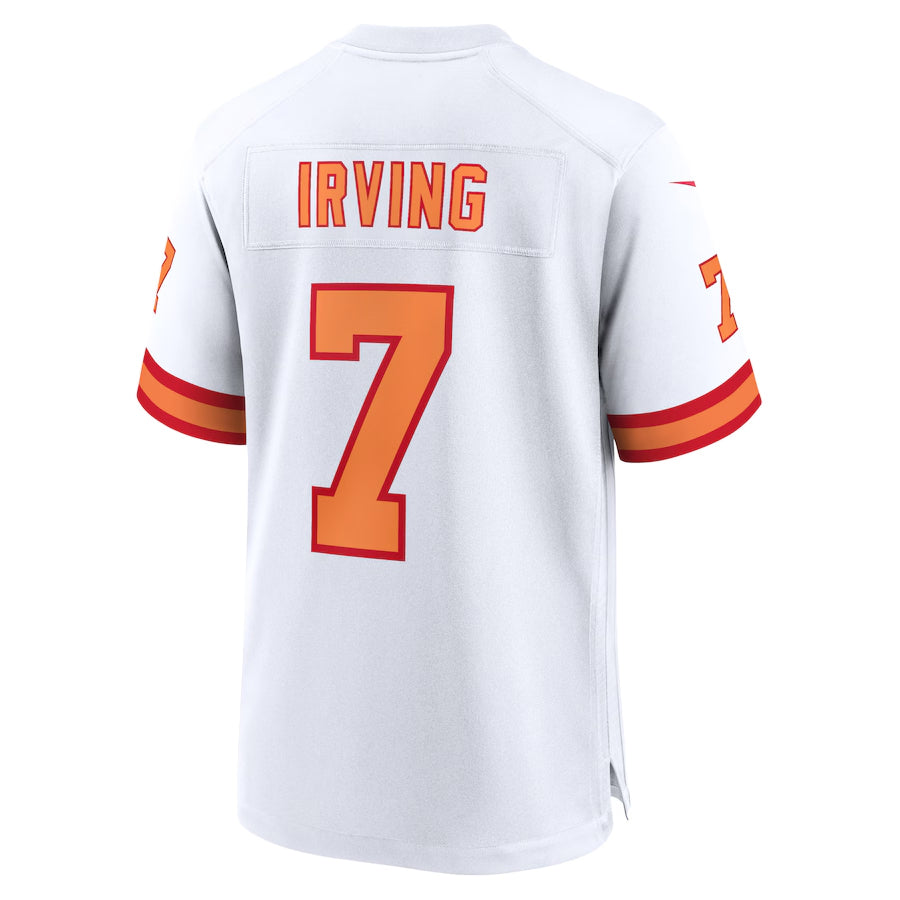 Trusc TB.Buccaneers #7 Bucky Irving Player White Home Game Stitched Jerseys