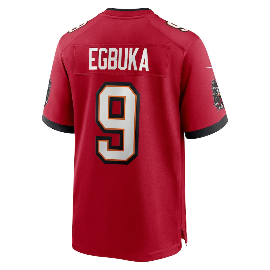 Trusc TB.Buccaneers #9 Emeka Egbuka Player Red Home Game Stitched Jerseys