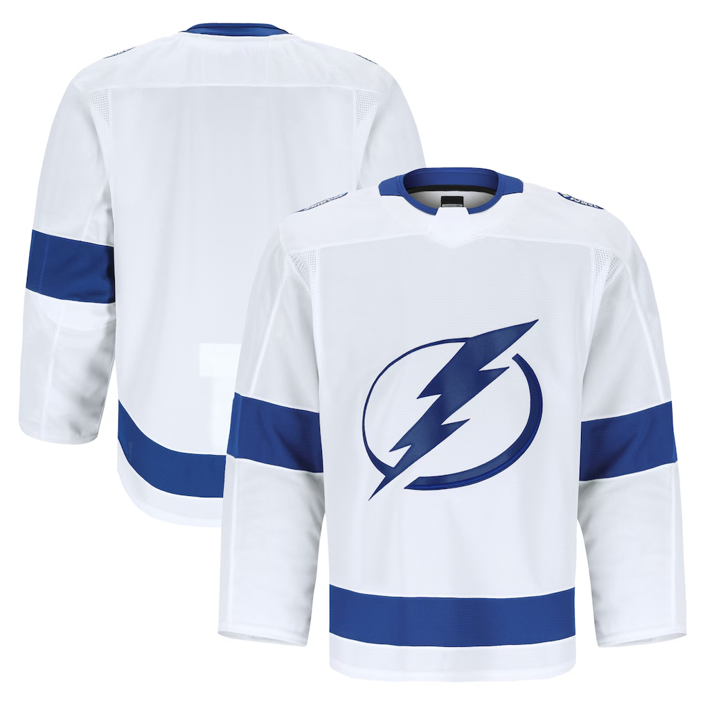 Trusc TB.Lightning White Away Authentic Pro Jerseys