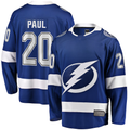 Trusc TB.Lightning #20 Nicholas Paul Blue Home Breakaway Player Jerseys