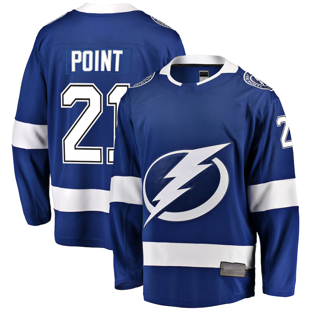 Trusc TB.Lightning #21 Brayden Point Blue Breakaway Jerseys