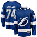 Trusc TB.Lightning #74 John Carlson Blue Home Breakaway Jerseys
