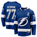 Trusc TB.Lightning #77 Victor Hedman Blue Home Captain Patch Breakaway Jerseys