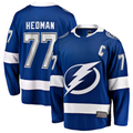 Trusc TB.Lightning #77 Victor Hedman Blue Home Captain Patch Breakaway Jerseys