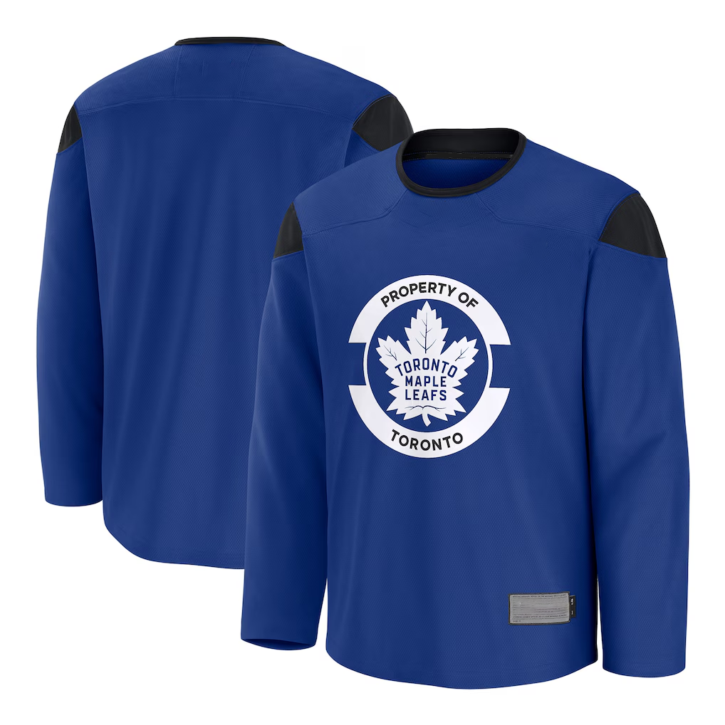 Trusc T.Maple Leafs Royal Practice Jerseys
