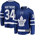 Trusc T.Maple Leafs #34 Auston Matthews Blue Home Breakaway Jerseys