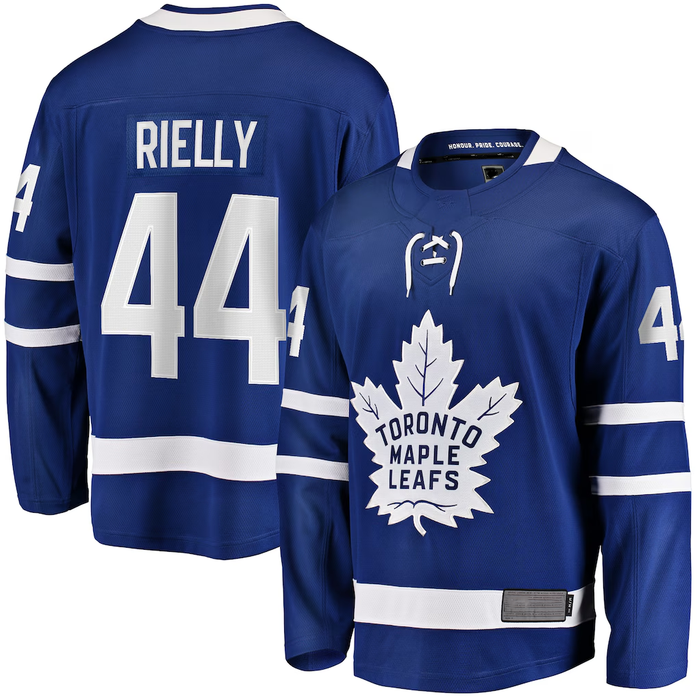 Trusc T.Maple Leafs #44 Morgan Rielly Blue Home Breakaway Player Jerseys