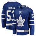 Trusc T.Maple Leafs #53 Easton Cowan Blue Home Breakaway Jerseys