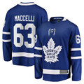 Trusc T.Maple Leafs #63 Matias Maccelli Blue Home Breakaway Jerseys