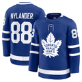 Trusc T.Maple Leafs #88 William Nylander Blue Home Premium Jerseys