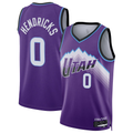 Trusc U.Jazz #0 Taylor Hendricks Purple Swingman Jerseys - Icon Edition