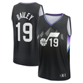 Trusc U.Jazz #19 Ace Bailey Fanatics Black 2025 Draft First Round Pick Fast Break Replica Jerseys - Statement Edition