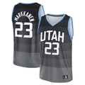 Trusc U.Jazz #23 Lauri Markkanen Fanatics Black 2025-2026 City Edition Fast Break Jerseys