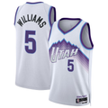 Trusc U.Jazz #5 Cody Williams White Swingman Jerseys - Association Edition