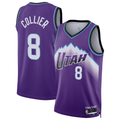Trusc U.Jazz #8 Isaiah Collier Purple Swingman Jerseys - Icon Edition