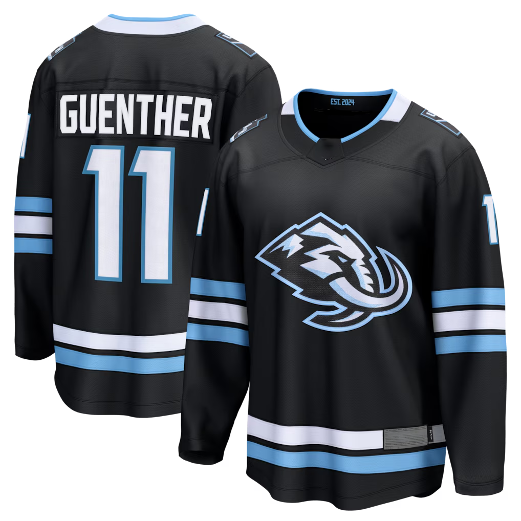 Trusc U.Mammoth #11 Dylan Guenther Black Home Breakaway Player Jerseys