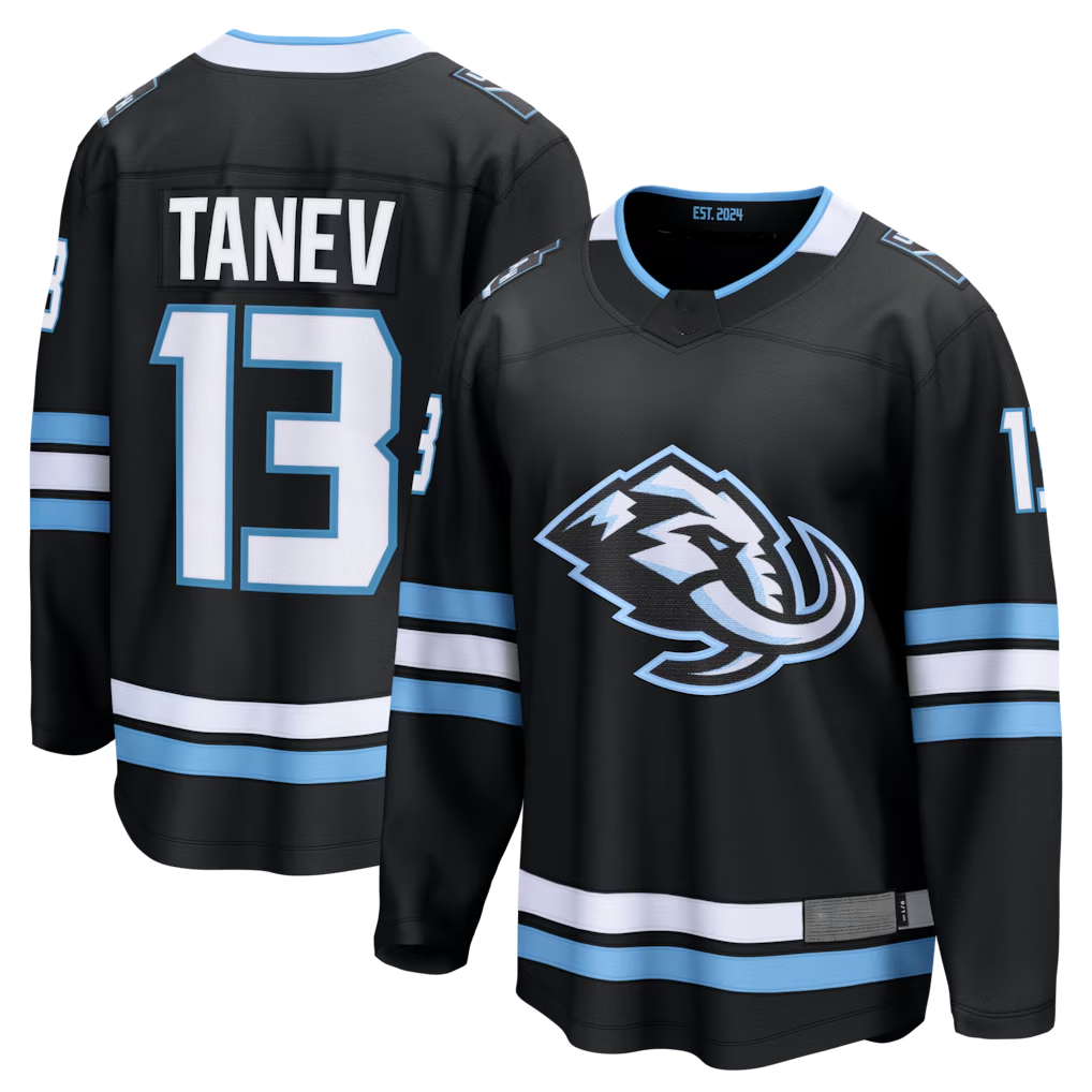 Trusc U.Mammoth #13 Brandon Tanev Black Home Breakaway Player Jerseys