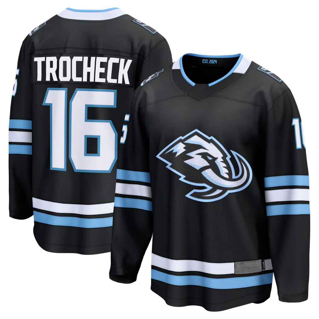 Trusc U.Mammoth #16 Vincent Trocheck Black Home Breakaway Jerseys