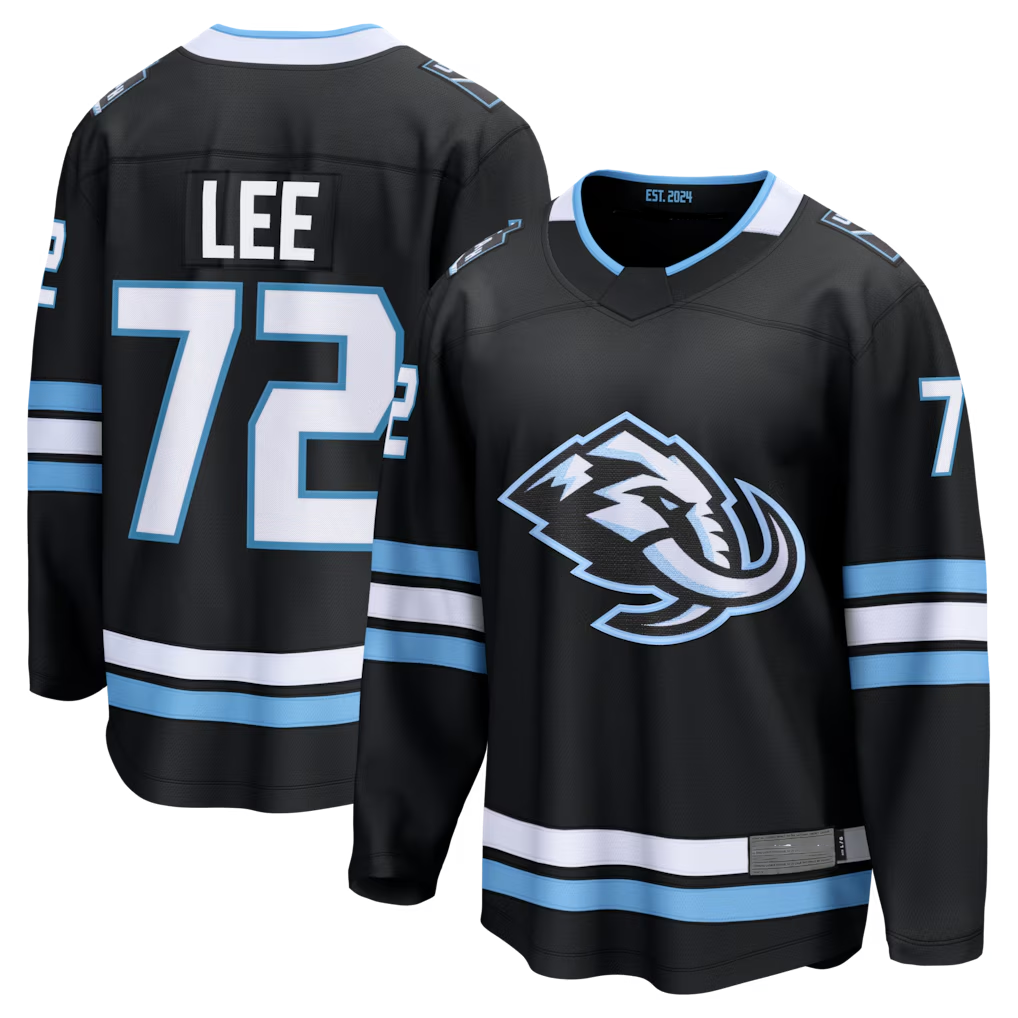 Trusc U.Mammoth #72 Anders Lee Black Home Breakaway Jerseys