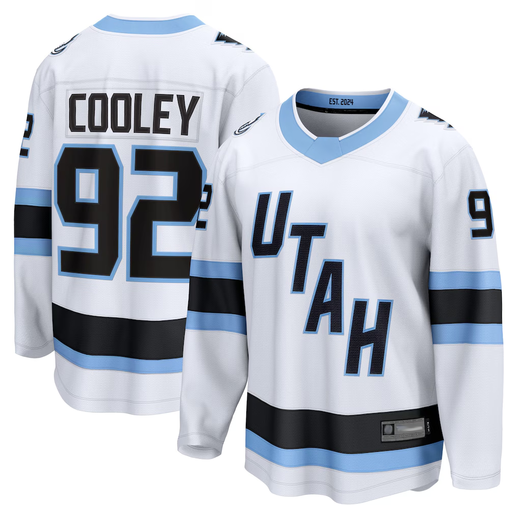 Trusc U.Mammoth #92 Logan Cooley White Away Breakaway Player Jerseys