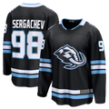 Trusc U.Mammoth #98 Mikhail Sergachev Black Home Breakaway Player Jerseys