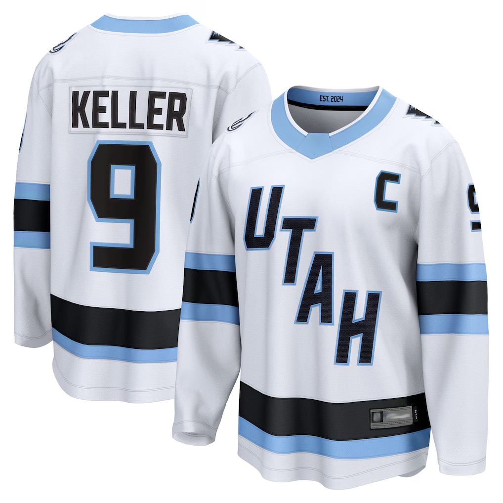 Trusc U.Mammoth #9 Clayton Keller White Away Breakaway Player Jerseys