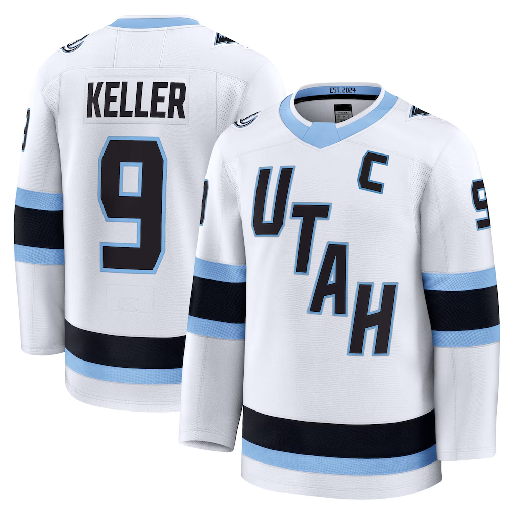 Trusc U.Mammoth #9 Clayton Keller White Away Premium Player Jerseys