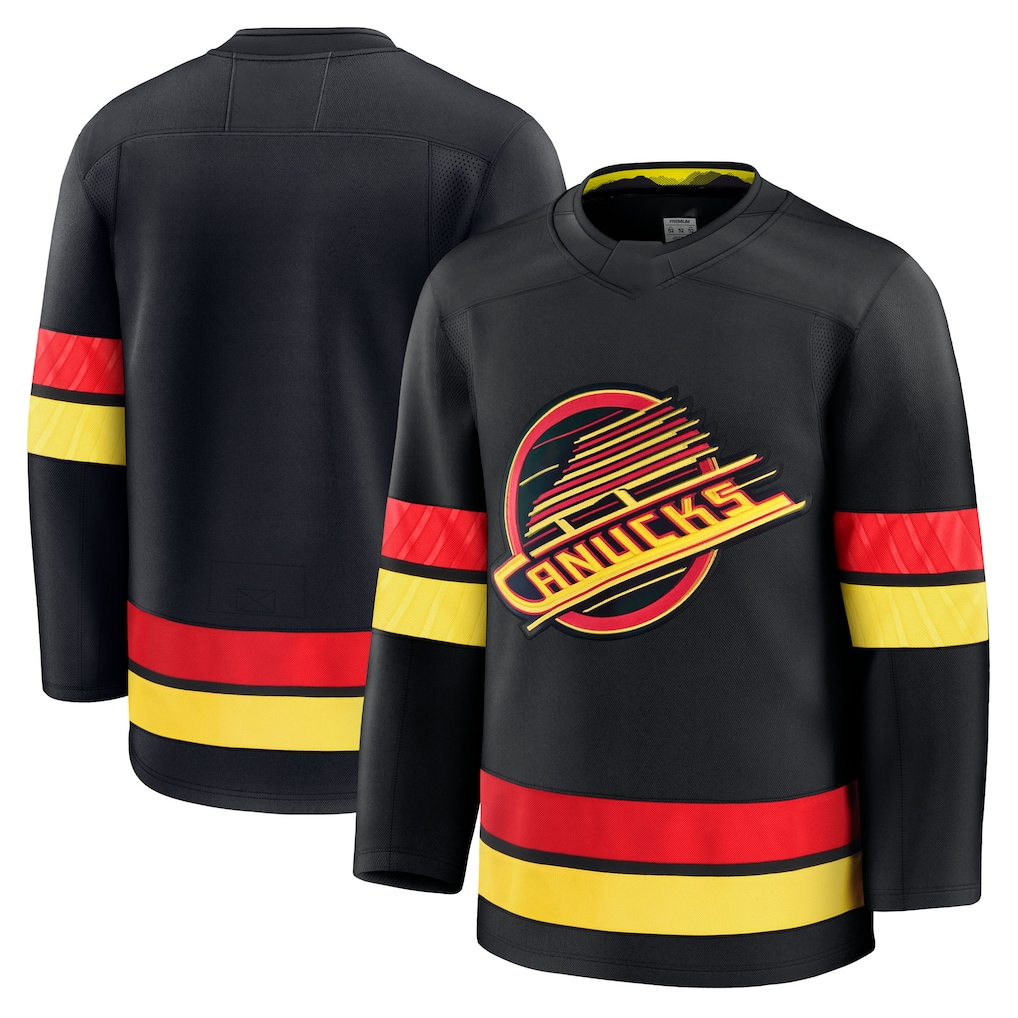 Trusc V.Canucks Black Alternate Premium Jerseys