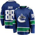 Trusc V.Canucks #88 Nils Aman Blue Home Premier Breakaway Player Jerseys